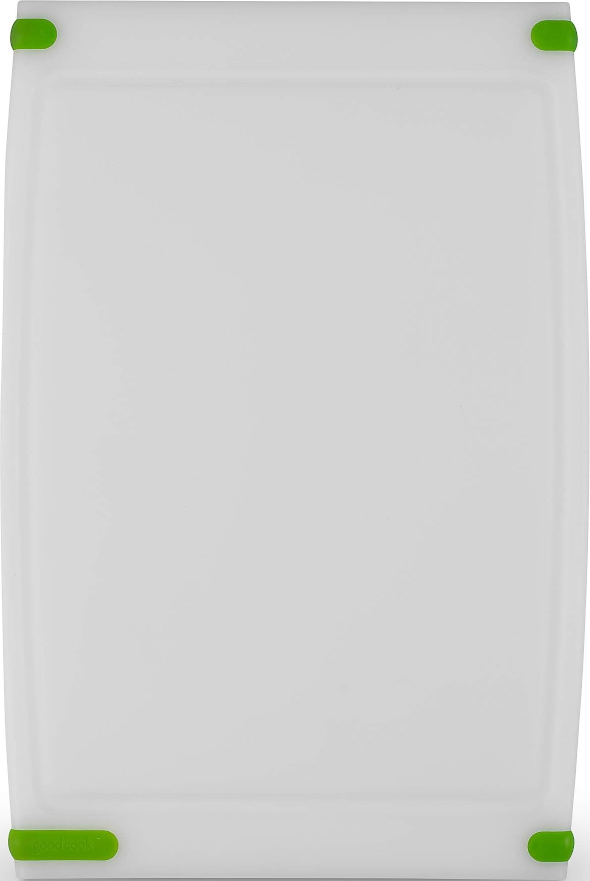 GoodCook Everyday Solid Polyethylene Cutting Board, 8 x 11-Inch, Non-Porous Plastic, White