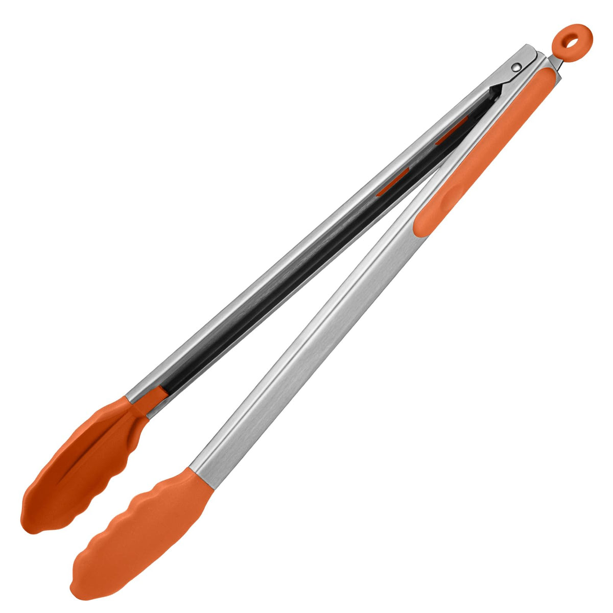 U-Taste Kitchen Tong for Cooking, 600ºF Heat-Resistant Silicone, 7in/Black
