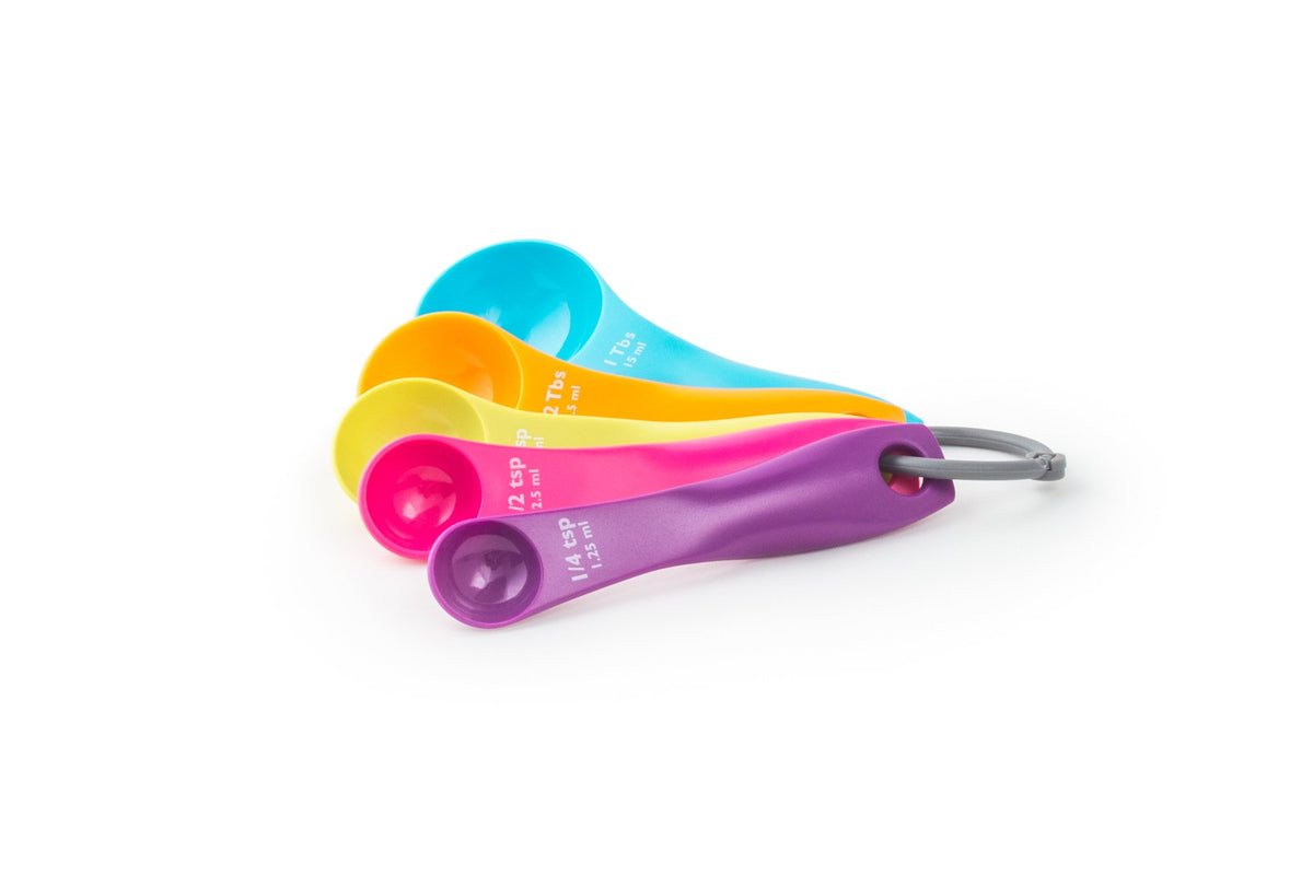 Fox Run Measuring Cup Set, 1/8 cup to 1 Cup, Multicolored Measuring Set