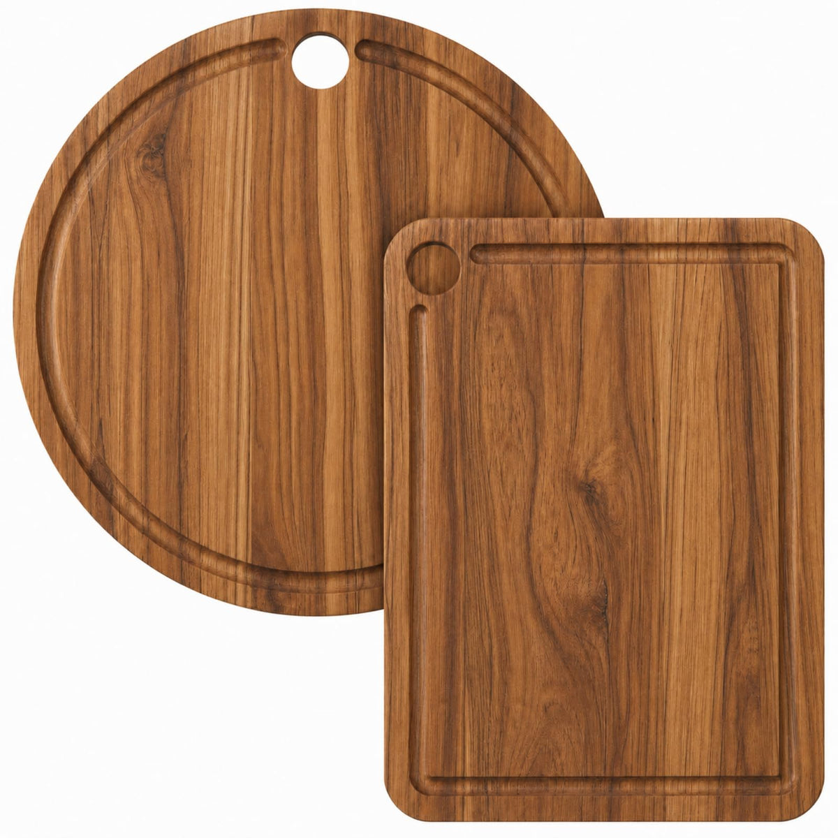 Ziliny 2 Pcs Small Cutting Board Set 8 x 6 Inch Mini Checkered