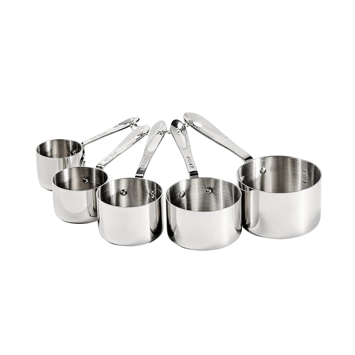 All-Clad Stainless Steel 4-Piece Measuring Spoon Set, Kitchen Tools