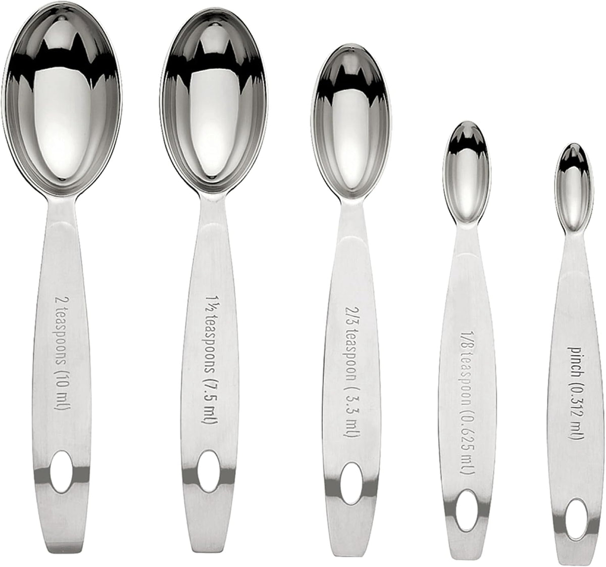 CUISIPRO Odd-Size Measuring Spoon SS 5pc Set