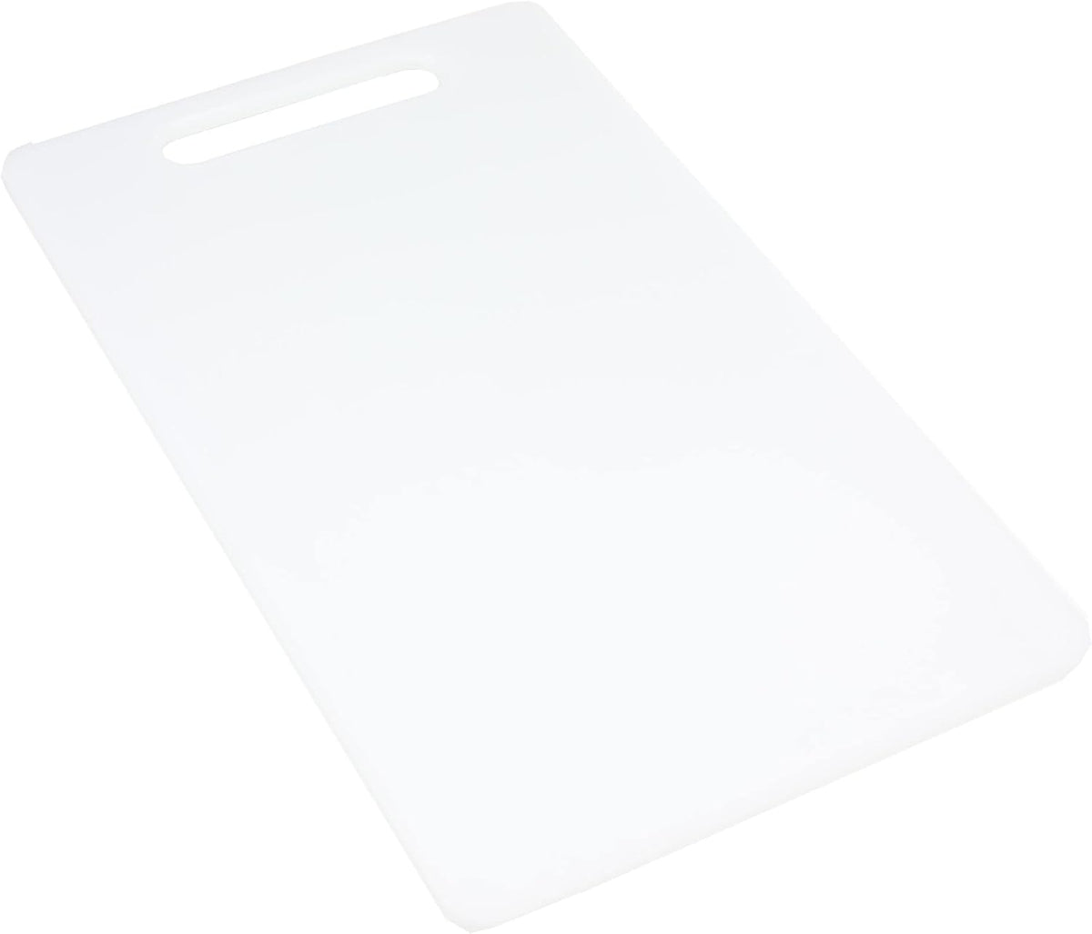 Chef Craft Basic Solid Plastic Cutting Board, 13 x 8 inch, White