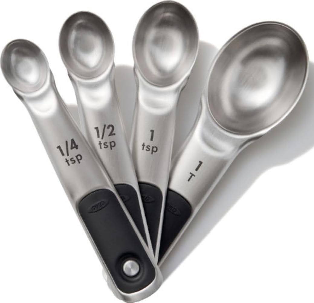 OXO Good Grips 8 Piece Stainless Steel Measuring Cups and Spoons Set