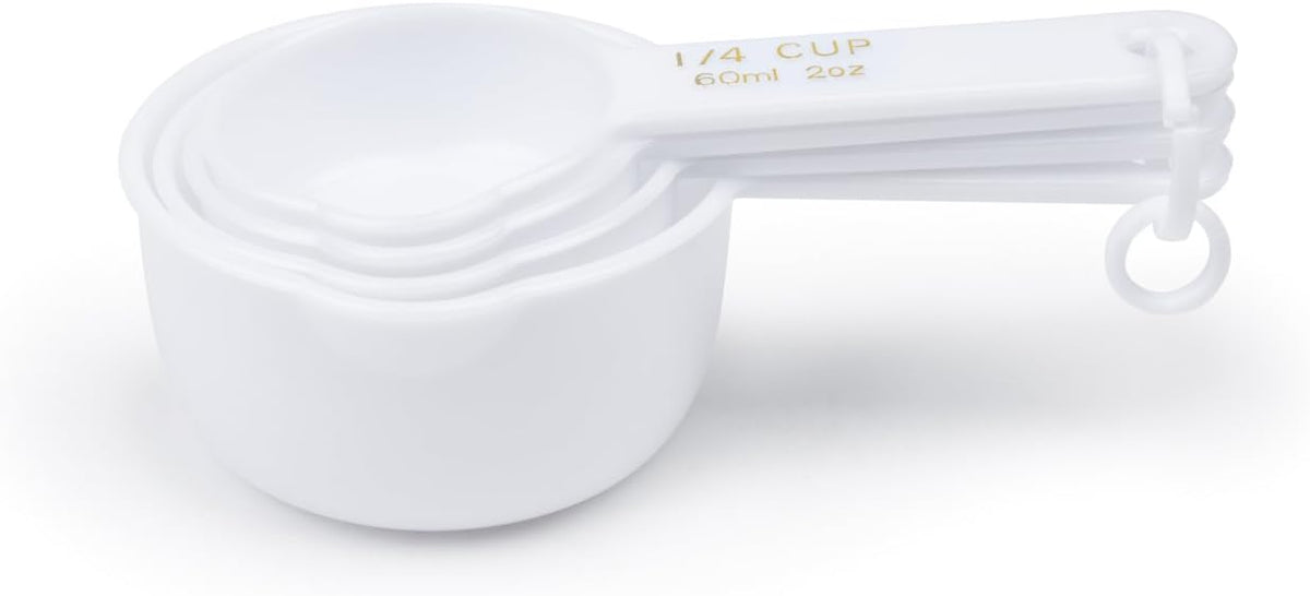 Fox Run Measuring Cup Set, 1/8 cup to 1 Cup, Multicolored Measuring Set