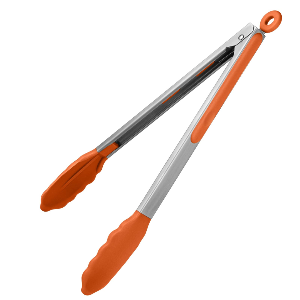 U-Taste Kitchen Tong for Cooking, 600ºF Heat-Resistant Silicone, 7in/Black