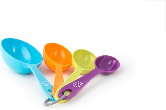 Fox Run Measuring Cup Set, 1/8 cup to 1 Cup, Multicolored Measuring Set
