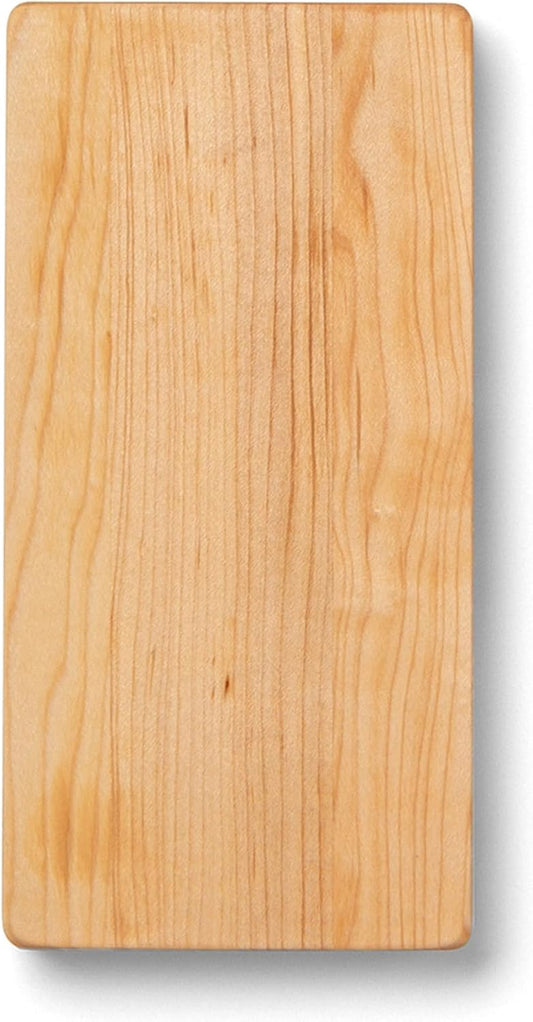 John Boos Chop-N-Slice Series Rectangular Wooden Maple Cutting Board 10”x5” – 1” Thick, 1.4-lb Reversible Butcher Block with Eased Corners & Edge-Grain – Made in the USA