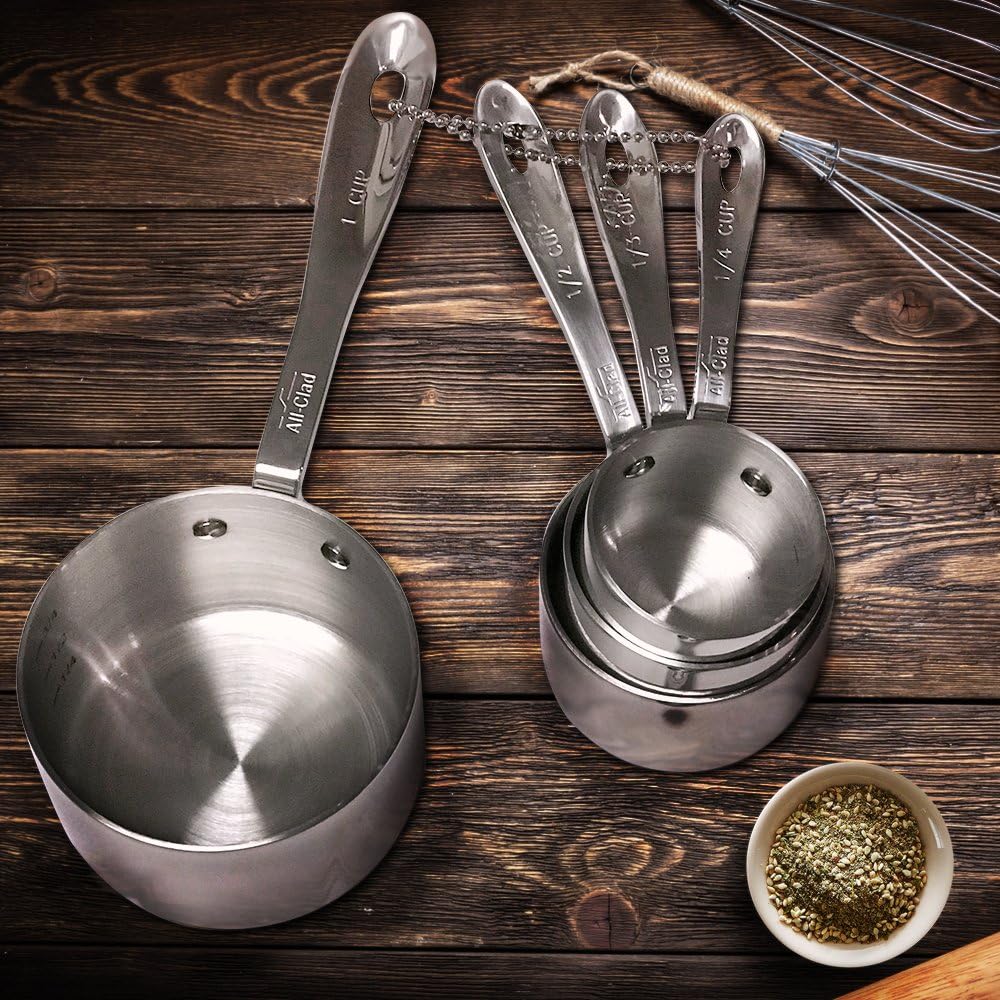 All-Clad Stainless-Steel 8 pc. Standard-Size Measuring Cup & Spoon Combo Set
